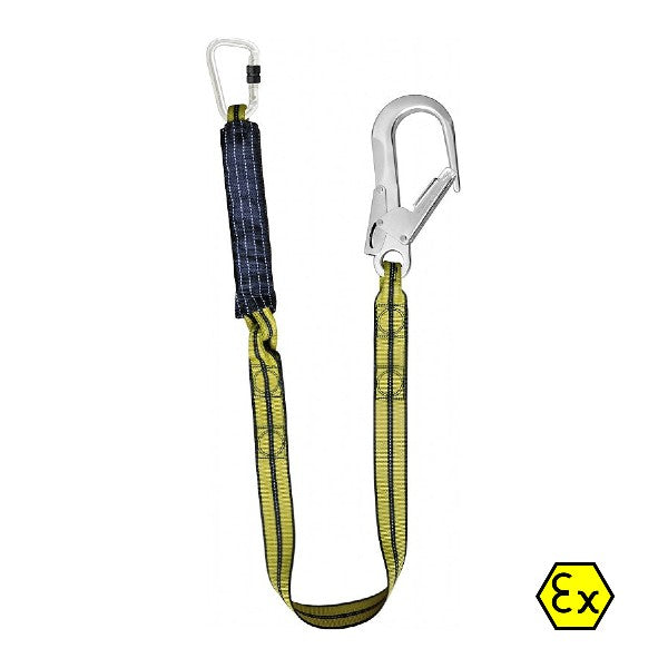 Kratos ATEX Antistatic Webbing Lanyard - Shock Absorbing