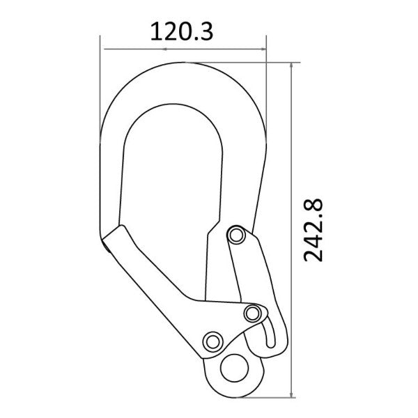 Kratos Dielectric Double Action Scaffold Hook