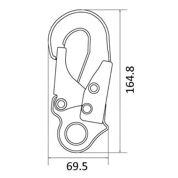 Kratos Dielectric Double Action Snap Hook