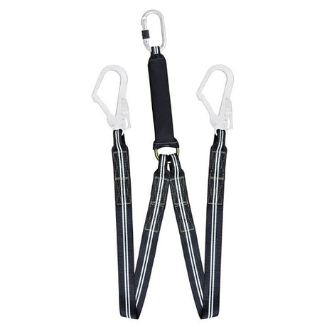 Kratos Fire Resistant Forked Webbing Lanyard - Shock Absorbing