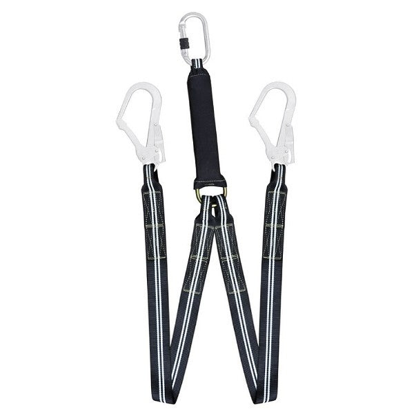 Kratos Fire Resistant Forked Webbing Lanyard - Shock Absorbing