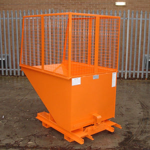 Forklift Tipping Skip - Mesh Enclosure - Combi