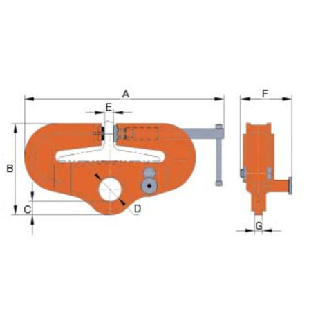 William Hackett UBC Universal Beam Clamp