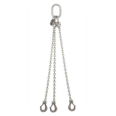 1.90 Ton Cromox Stainless Steel Three Leg Chain Sling with Clevis Sling Hooks