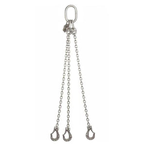 5.15 Ton Cromox Stainless Steel Three Leg Chain Sling with Clevis Sling Hooks