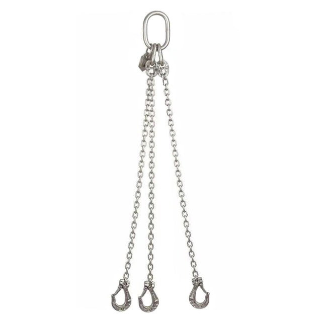 5.15 Ton Cromox Stainless Steel Three Leg Chain Sling with Clevis Sling Hooks