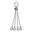 1.90 Ton Cromox Stainless Steel Four Leg Chain Sling with Clevis Sling Hooks