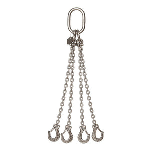 1.90 Ton Cromox Stainless Steel Four Leg Chain Sling with Clevis Sling Hooks