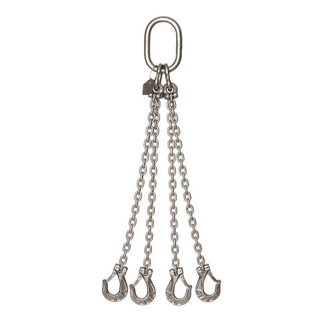 3.25 Ton Cromox Stainless Steel Four Leg Chain Sling with Clevis Sling Hooks