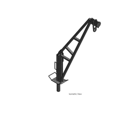 500KG WLL 1000mm Reach Lean Over Davit