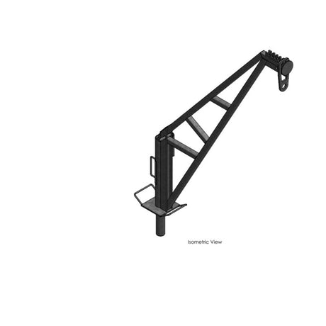 500KG WLL 1200mm Reach Lean Over Davit
