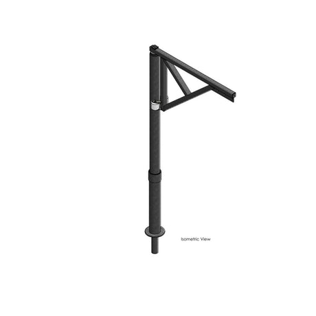 500kg WLL 1000mm Reach Split Pole Davit
