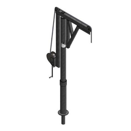 500kg WLL 760mm Reach Wimched Spilt Pole Davit