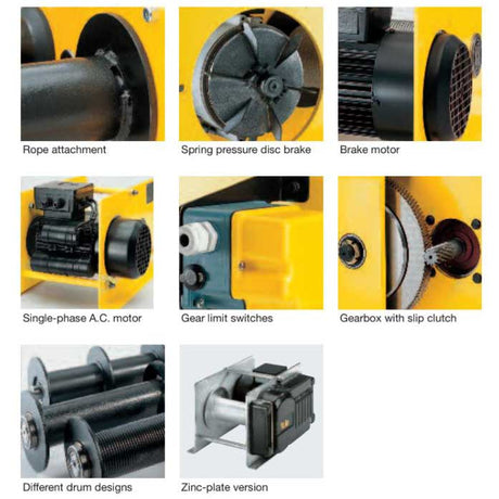 Yale RPE Electric Wire Rope Winches